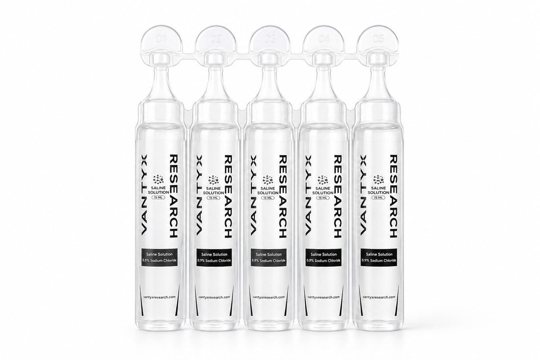 Saline Solution 0.9% Sodium Chloride 15ml – Single-Use Ampoules (25 Pack)
