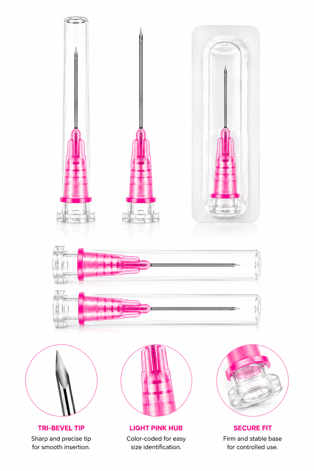18G x 25mm Luer Lock Needles