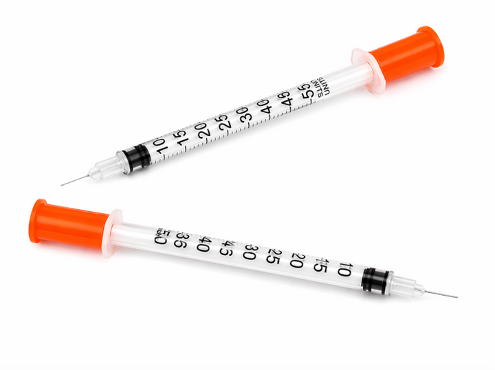 1ml Syringe 31G x 6mm(.236inches) – Disposable Single Use (Pack of 50 / 100)